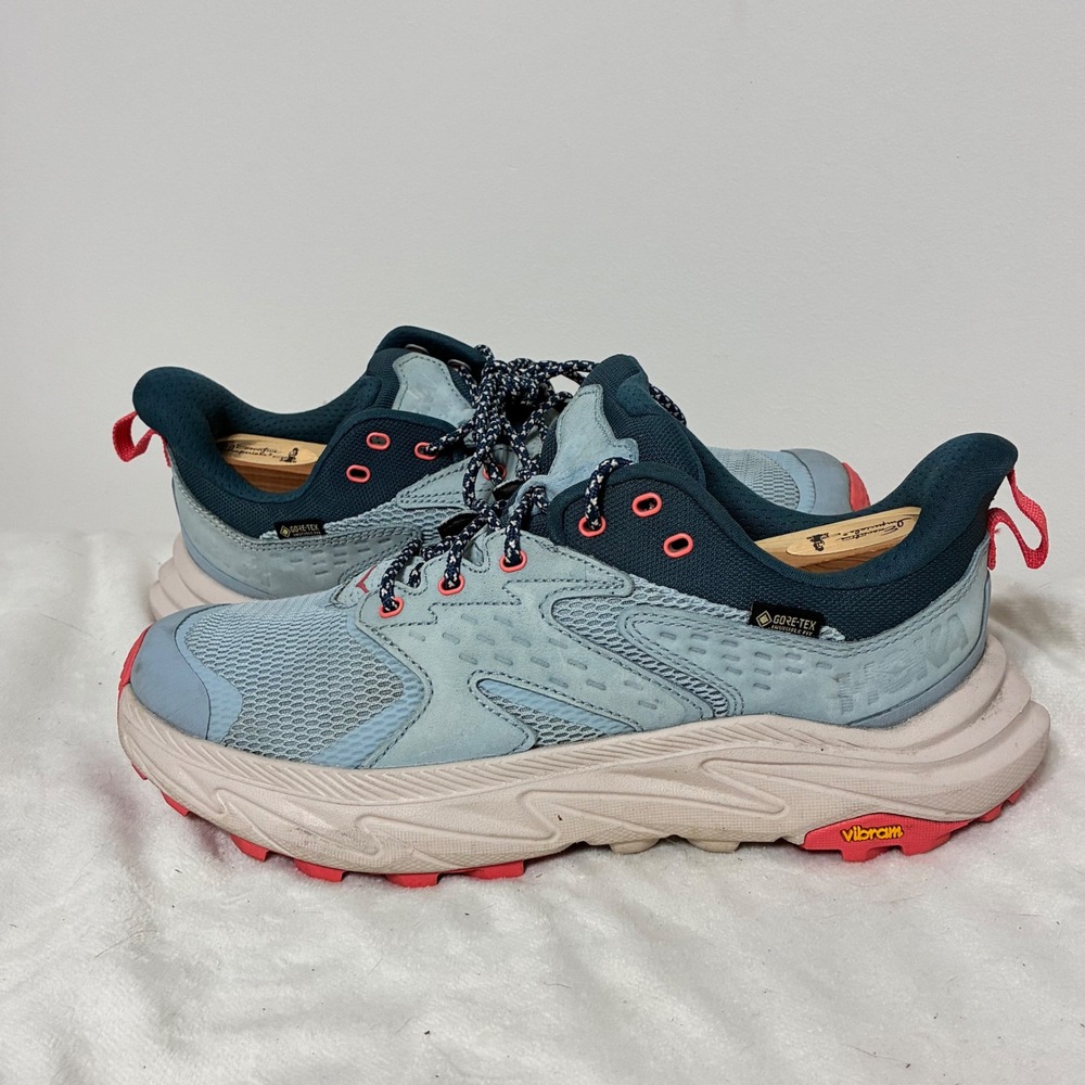 Hoka Anacapa 2 Low GTX Blue Coral Waterproof Hiking Shoes Womens 8.5 1142830F